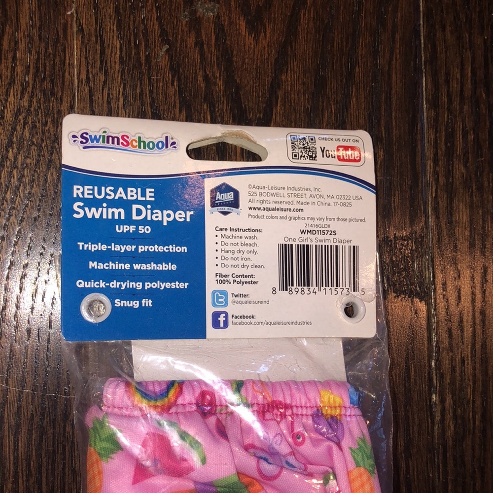 Swim school reusable diaper new in package upf50 - Picture 3 of 4